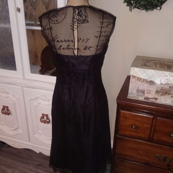 London Times Sexy Black Dress - Picture 3 of 5